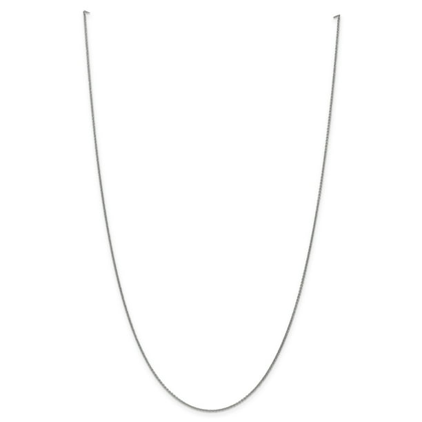 14k WG 1mm Cable Chain 14k WG 1mm Cable Chain